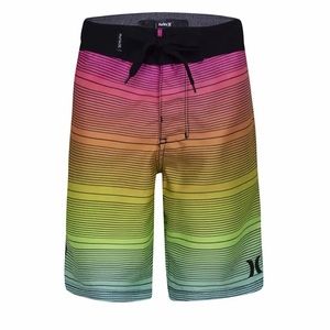Hurley Shoreline Boardshorts Boys Multi-striped size 14